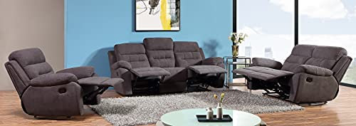 Mapo Möbel Voll-Leder Sofagarnitur Fernsehsofas Relaxsofas 5131-3+2+1-M31