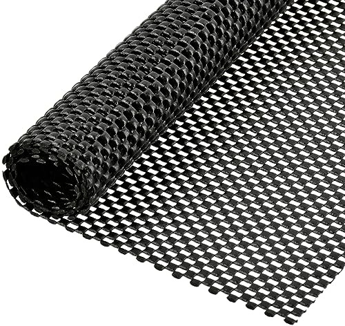 Black Non-Slip Mat 50X200CM Multipurpose,PVC Anti Slip Rug Pads,PVC Rug Gripper Antislip Matting Carpet for Home/Bathroom/Office/Car/Pallet/Shelf/Waterproof Drawer Liners