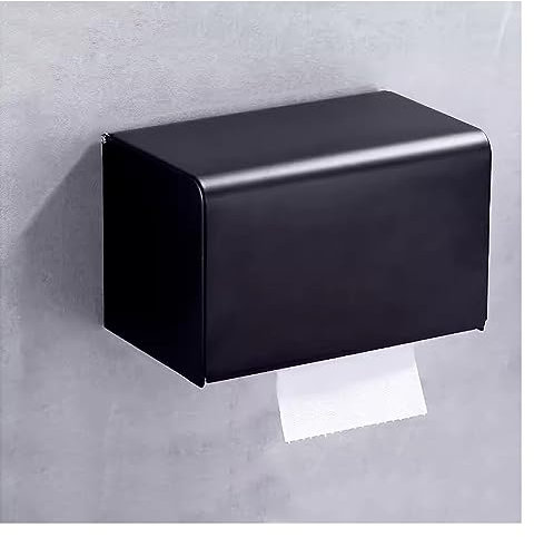 Multifunktionaler Tissue-Box-Halter Wandmontierter Taschentuchbox, wandmontierter Taschentuch-Serviettenhalter, Spender, Taschentuch-Schubladenbox, Badezimmer-Zubehör for Zuhause, Küche, Toilette, ohn