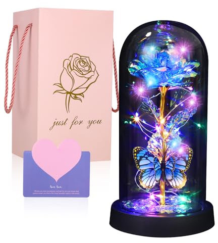 SinLaw Rose éternelle, verre surprise pour petite amie, cadeau d'anniversaire de mariage