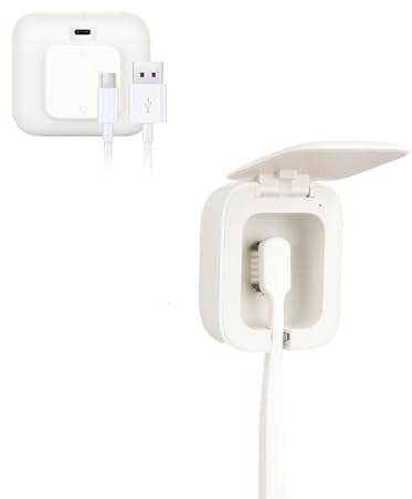 Winnes uv Zahnbürste Sterilisator, Zahnbürsten Sterilisator,Einfach zu Installierendes Zahnbürsten Aufbewahrung,Ideal für zu Hause, Auf Reisen und Bei Ausflügen（Eine Person）