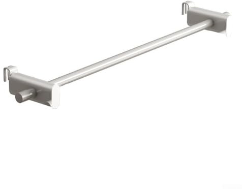 Porte-serviettes mural chromé de 30 cm pour radiateur de chauffage pour serviettes en tissu de 0,3 à 2 m