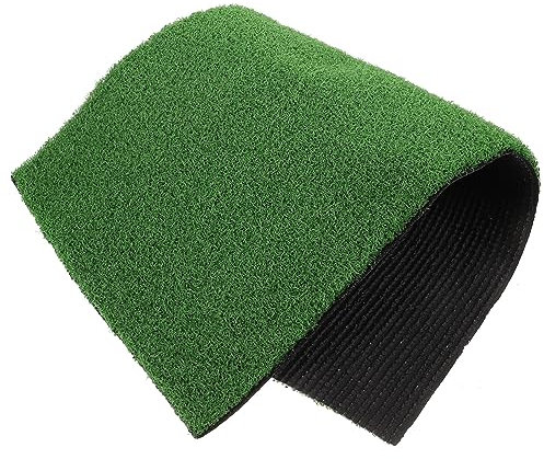 HANABASS Simulated Turtle Basking Platform Floating Dock Turf Mat 25x50cm Artificial Grass Cushion for Aquatic Turtles for Aquarium Decoration and Climbing