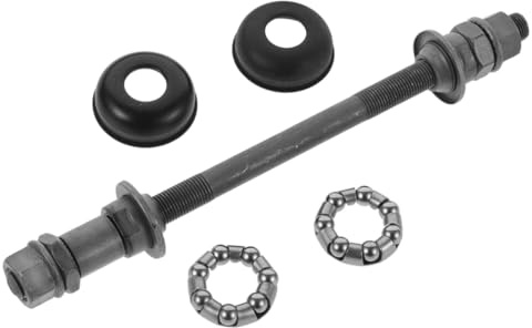 Garneck 1 Sets Hollow Front Axle Kit for Mountain Bikes Quick Release Wheel Hub with Precision Ball Bearings Enhanced Strength and Efficient Design for Smooth Riding Rough Trails
