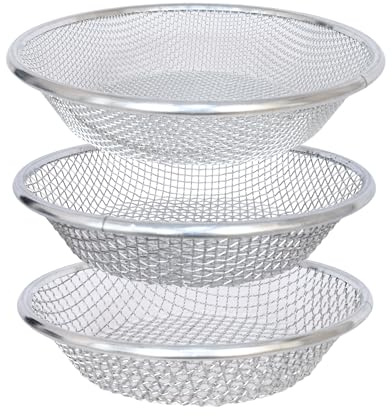 Soil Sifter for Garden Suitable for 5 Gallon Buckets (3 PCS 3/8in,1/4in,1/8in,)