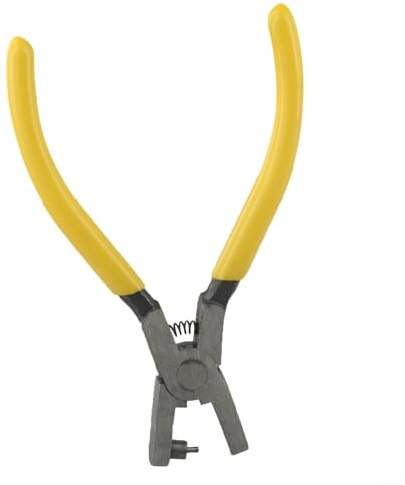 Lochzange aus Hartstahl für Leder, Stoff, Karton und Kunststoff, 2 mm Stanzwerkzeug mit ergonomischem Griff