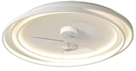 TRDEWR Ventilatore Da Soffitto Semplice Ed Elegante Con Luce Intelligente A 360 Gradi, Testa Che Scuote, Elettrico Camera Letto Buoni Effetti Di Luce E Ombra