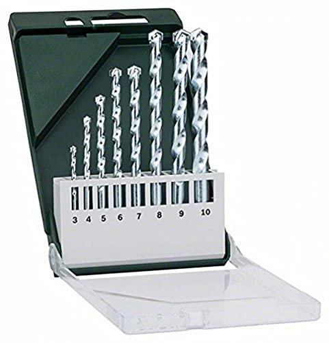 Bosch 8 pcs. Masonry Drill Bit Set (for Stone,Masonry, Calcareous sandstone, Ø 3-10 mm, Accessory Drill Driver)