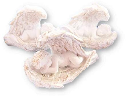 24 liegende Schutzengel im Display Engel Figuren Gast Geschenke