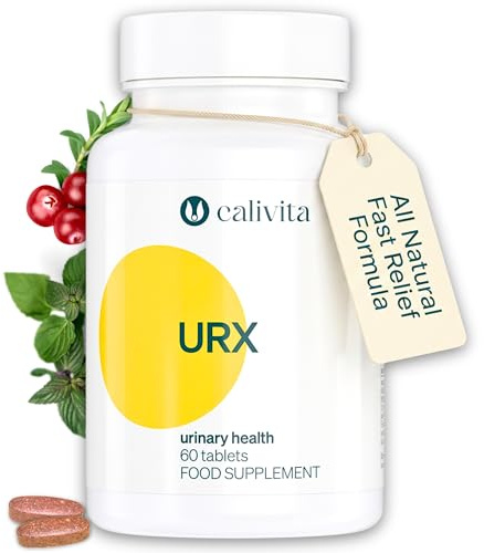 Cystitis & UTI Support for Women | URX 1551mg Fast Relief Formula | 7 Active Ingredients with D-Mannose, Cranberry & Bearberry | 60 Vegan Tablets