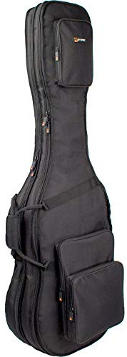 Pro Tec CF233DBL Double Bass Guitar Gig Bag - Gold Series