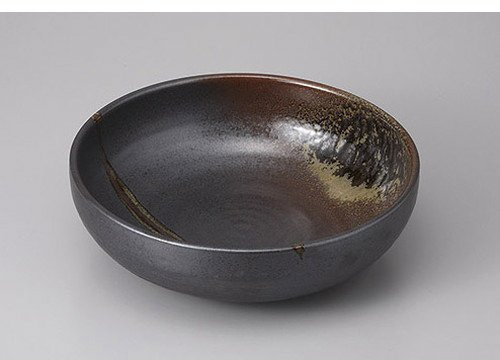Large Bowl, Planting Pot, Nanban Streamer, Stone Grain 8.0 Pot, 9.8 x 2.9 inches (25 x 7.4 cm), Restaurant, Ryokan, Japanese Tableware, Restaurant, Commercial Use