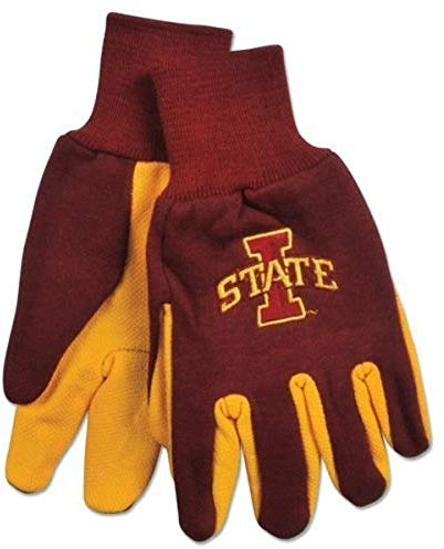 WinCraft NCAA Iowa State Cyclones Zweifarbige Handschuhe, Gelb/Rot