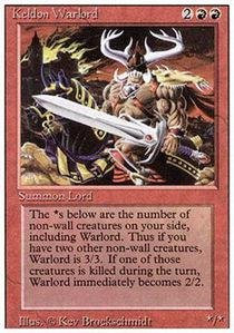 Keldon Warlord de Magic: el Encuentro