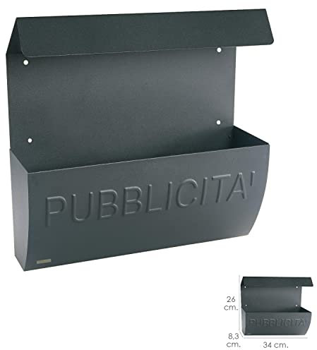 MAURER Cassetta per la pubblicità, Acciaio, Antracita