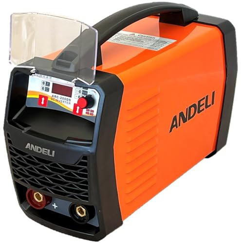 ANDELI 200amp Stick/ARC/MMA DC Inverter Welder with Lift-TIG Welding Machine 110V/240V Dual Input + MMA Welding Kit