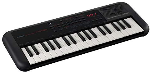 Yamaha PSS-A50 - Portable, Digital Keyboard with Phrase Recording, 42 Built-in Voices and 138 Arpeggio Types with a Lightweight Design, in Black, 50.6 x 20.1 x 0.54 centimeters
