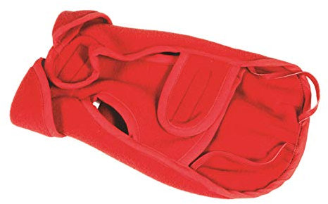 Fashion Dog Fleece-Hundemantel - Rot - 30