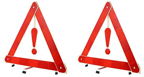 VICASKY 2 Warnschild Reflektierende Warnung Verkehrssicherheit Falten Notfall Warndreiecke Stative PKW LKW Fahrzeuge