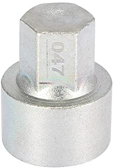 X AUTOHAUX Radmuttern-Schraubenschlüssel Für BMW 3 Serie 1pc | Silberton, Metall, 3.6x2.9 Cm, 2.5 Cm Innendurchmesser, Für BMW 5 Serie, Für BMW 7 Serie