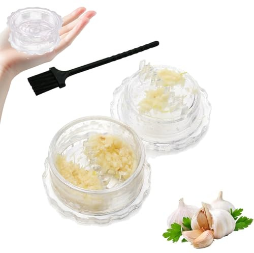 Norhogo 1 Stück Knoblauch Grinder Roller Knoblauchschäler Knoblauch-Twister | Kunststoff Knoblauch Peeler Knoblauchpresse, Garlic Press für Eltern, Freunde, Männer und Frauen, Kochliebhaber