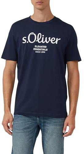 s.Oliver T-Shirt aus Baumwolle mit Label-Print