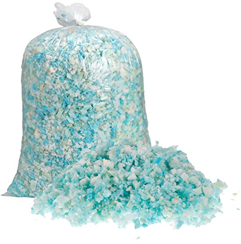 uxcell Shredded Memory Foam Filling, 5 Pounds Bean Bag Filler Foam for Bean Bag Chairs, Cushions, Sofas, Pillows and More - Multi Color