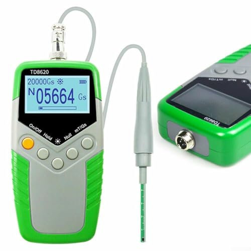 Gauß-Messgerät, TD8620, digitales Gaussmeter, Messbereich 0 2400 mT, Hintergrundbeleuchtungsanzeige, hochpräzises Magnetfeldmesser