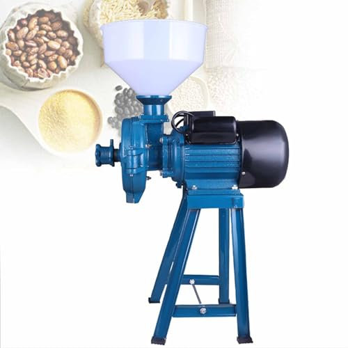 SACLMD Trituradora de Molinos de Grano,Molinillo de Grano eléctrico Molino de maíz,Molinillo de Grano Comercial de Alta Resistencia Máquina de Molinillo,220V