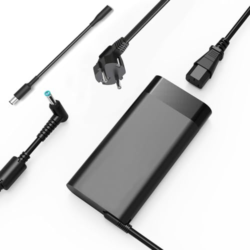 Chargeur 200W 150W 19,5V 10,3A Adaptateur Secteur pour HP Pavilion Gaming 15 16 17, Omen 15 17, HP ZBook G3 G4 G5 G6 G7 G8 15 15t 17 17t,TPN-CA03 TPN-DA10 ADP-200HB B Alimentation de PC Portable