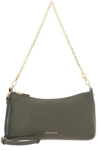 Coccinelle Aura Mini Bag Grained Leather Laurel Green