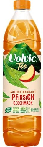 Volvic Tee Pfirsich Eistee, 12er Pack (12 x 1.5 l) EINWEG