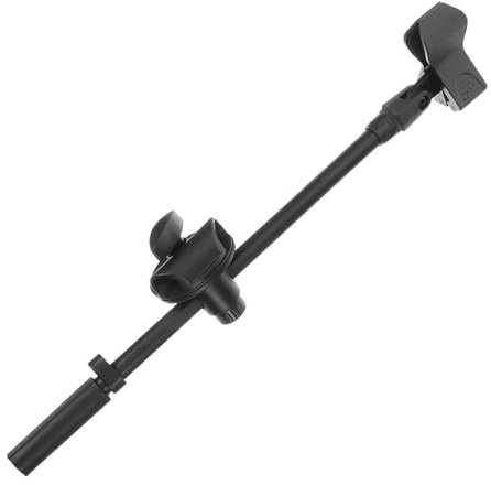 QUMIIRITY Soporte De Micrófono Con Brazo Articulado Metalico Ajustable y Giratorio Para Escritorio Para Podcast o Grabación Casa Accesorios Para Soporte De Micrófono