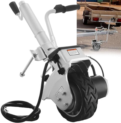 CCKUYT Transportador de remolques, Gato motorizado, Plataforma rodante eléctrica, Remolque de maniobra para Barco, caravanas y remolques para Barcos.