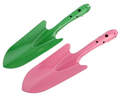 Toyvian 2pezzi Giardino in Piccole Palette Da Giardino Per Scavare e Trapiantare Fiori e Piante Manici Ergonomici Lisci Adatte Compiti Vari