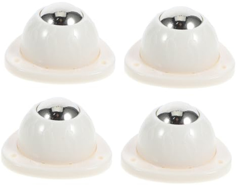 KICHOUSE 4piezas Ruedas Giratorias Adhesivas Para Muebles Ruedas Giratorias Para Electrodomésticos Pequeños Para Cajas De Almacenamiento y Cubos De Basura