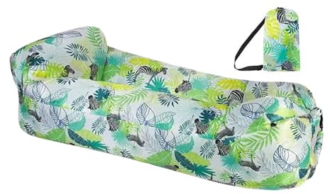 Aufblasbare Couch – Aufblasbares Sofa, Luftsofas für Camping, Faltbare, wasserdichte Möbel, Bequeme Liege zum Sitzen, Schlafen, Reisen, Film, Outdoor, Reisen und Camping, Picknicks und Musik