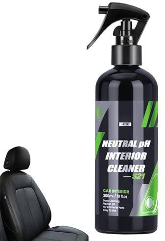 Pulitore Per Interni Auto In Pelle - Spray Multiuso Concentrato 100ml Per Detailing Veicoli,Soluzione per la Pulizia Auto per Finestrino Pneumatico Ruota Tappeto Cruscotto Manutenzione e Protezione