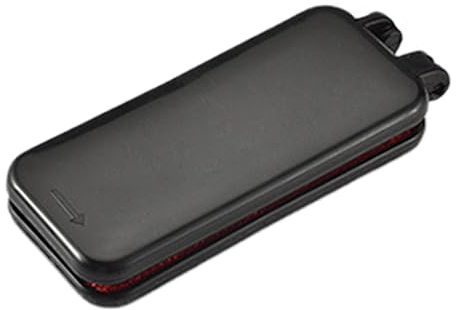 Reise-Fusselbürste – 12 x 5 x 2 cm, faltbar, wiederverwendbar, Tierhaarentfernungswerkzeug, kompakter Multifunktionsreiniger für Kleidung, Sofa, Bett, Auto, Möbel, Teppiche, Matten, Wäsche, Polster