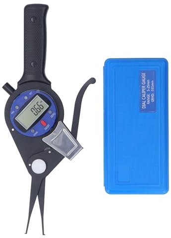Calibre Interior Digital con Pantalla LCD, Medidor de Diámetro 5-25mm, ABS Resistente - Alta Precisión 0.01in, Multifuncional para Medición Interior, Uso en Industria y Reparac