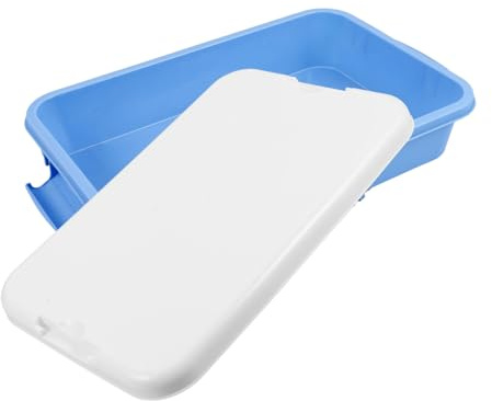 PLAFOPE Portable Sandbox Box Case Covered Sandbox Lid Tray for Sensory Play Classroom Boys and Girls Craft Organizers Storage Box Toy Storage