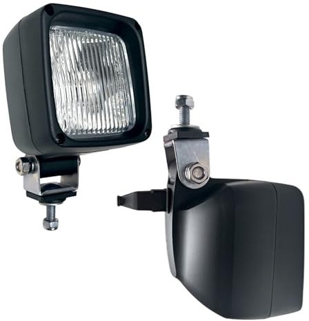 MelTruck 2x Rückfahrscheinwerfer H3 Set [12V/24V] | Universal Nebelscheinwerfer mit E-Prüfzeichen (E20) | IP66 Wasserdicht | Zusatzscheinwerfer für LKW, PKW, Anhänger, Traktor | inkl. H3 12V Lampen