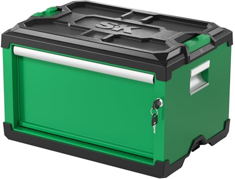 SK Modular Stackable Storage Tool Box, 20.5 Inch, 1-Drawer Steel Box