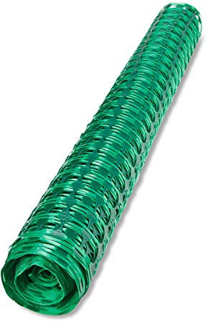 Schutznetz Schutzzaun Bauzaun Mobilzaun Rollzaun Absperrzaun Zaun 50x1 m grün