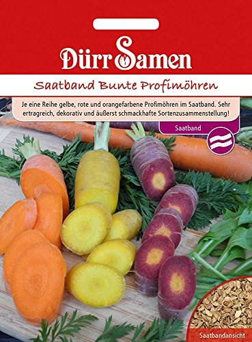 Dürr-Samen - Saatband Bunte Profimöhren F1 Saatgut