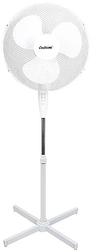 Cooltone 16 Pedestal Fan, White