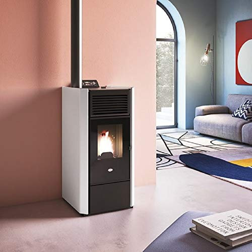 EVA CALOR - STUFA A PELLET EVA CALOR NORA BIANCO ERMETICA 7 KW - 31382