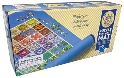 Cobble Hill Puzzle Matte Roll Away Matte 76 x 120 cm blau