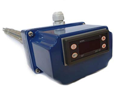 THERMIS TRG 31 - Cartuccia riscaldante con termostato digitale, elemento riscaldante per scaldabagno, serbatoio acqua calda G6/4, 4 cavi (7500 W/3 x 400 V)