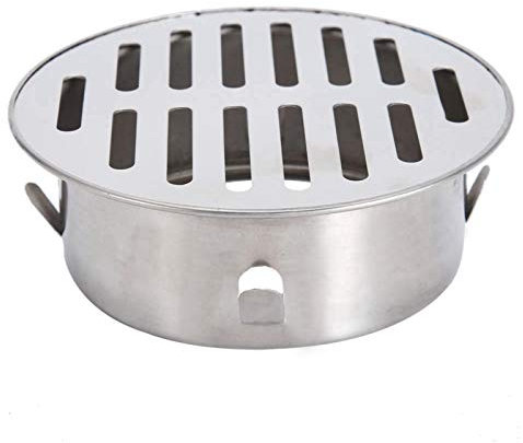Tyenaza Bodenablauf Aussen Bodenablauf Keller, Bodenablauf Dusche, Hofablauf Bodenablauf Filter Edelstahl Dachbodenablauf Balkon Runder Bodenablauf Outdoor (5x3.9in,110Flacher Mund)